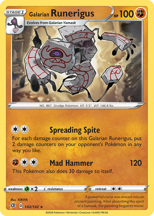 102/192  Galarian Runerigus