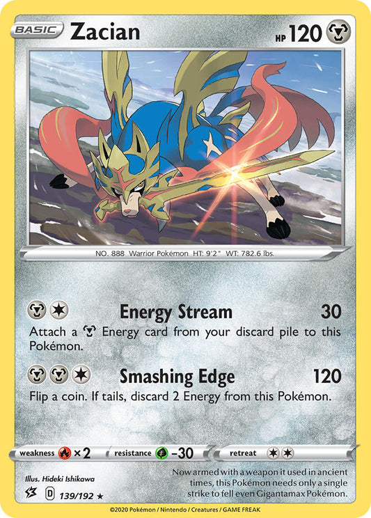 139/192  Zacian