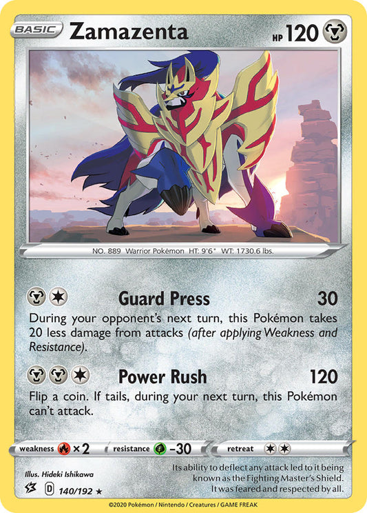 140/192  Zamazenta