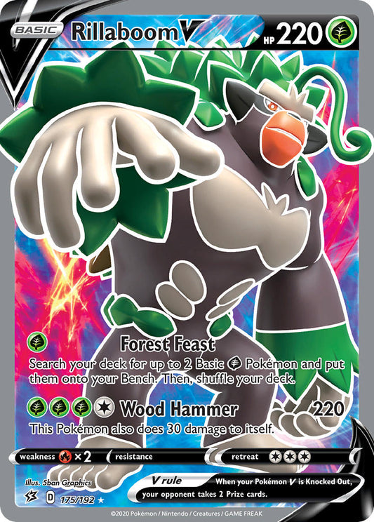 175/192  Rillaboom V (Full Art)