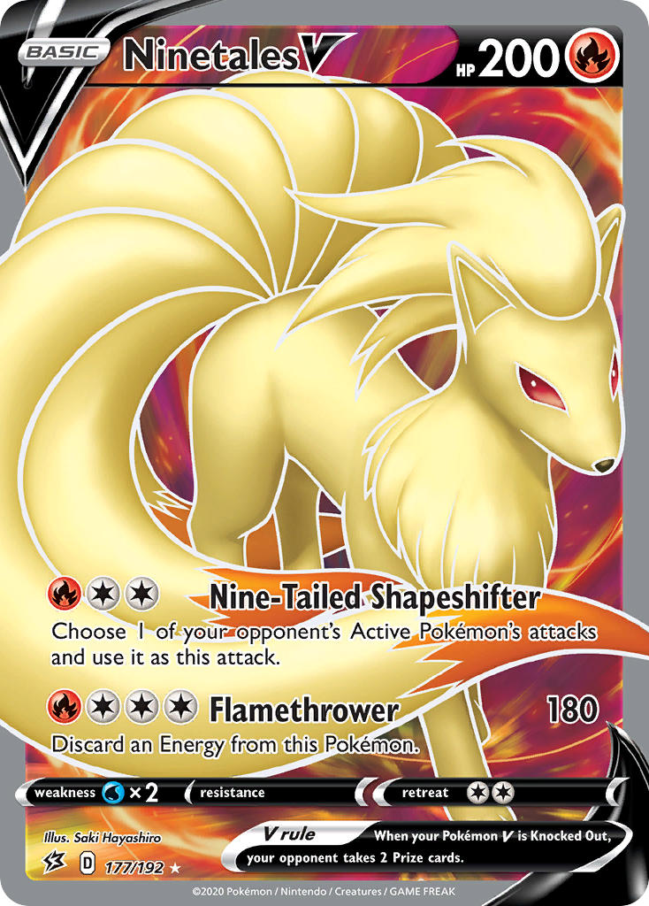 177/192  Ninetales V (Full Art)