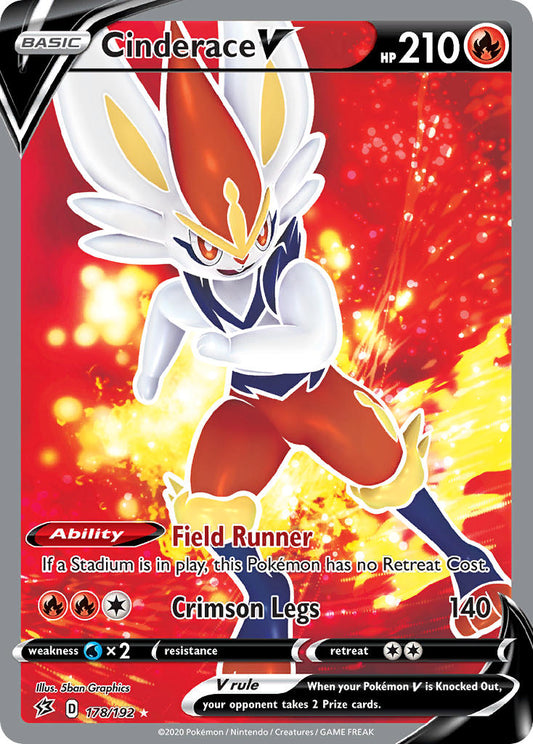 178/192  Cinderace V (Full Art)