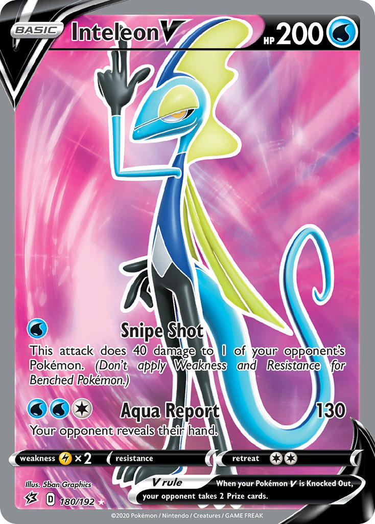 180/192  Inteleon V (Full Art)