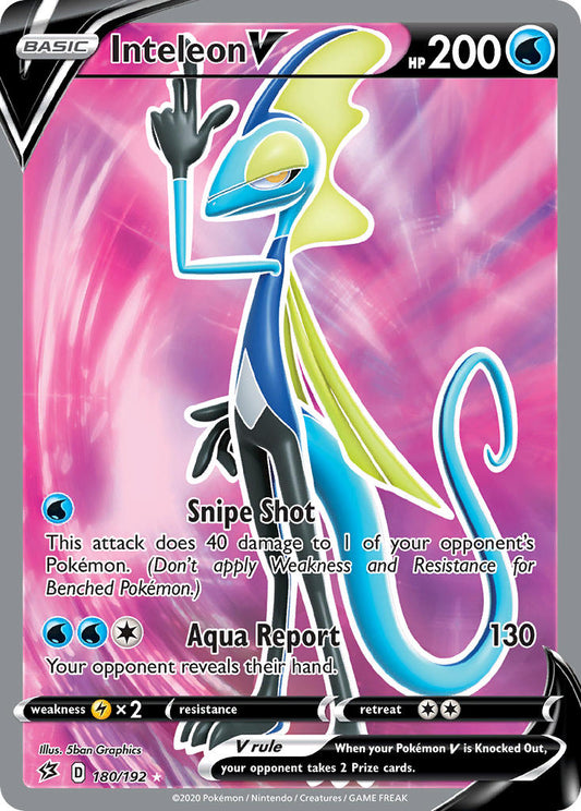 180/192  Inteleon V (Full Art)