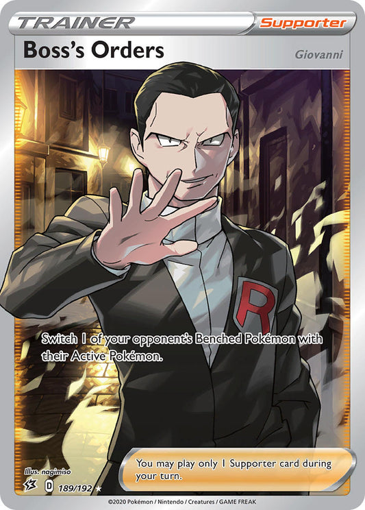 189/192  Boss's Orders (Full Art)