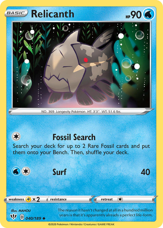 040/189  Relicanth