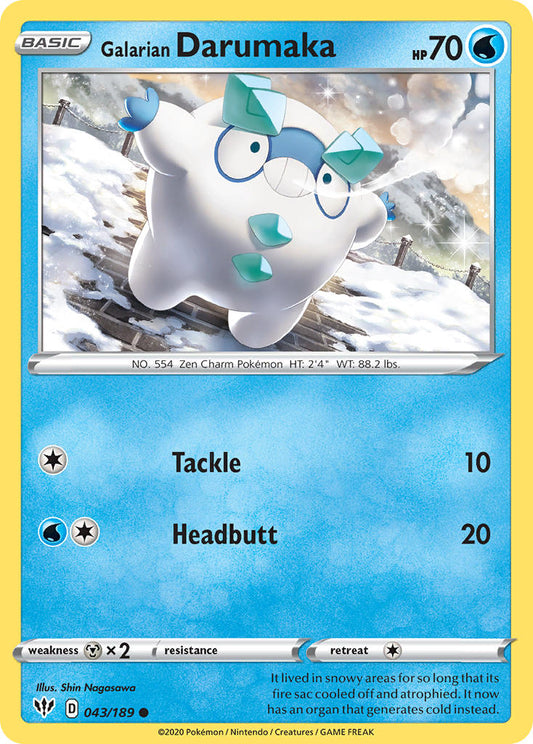 043/189  Galarian Darumaka