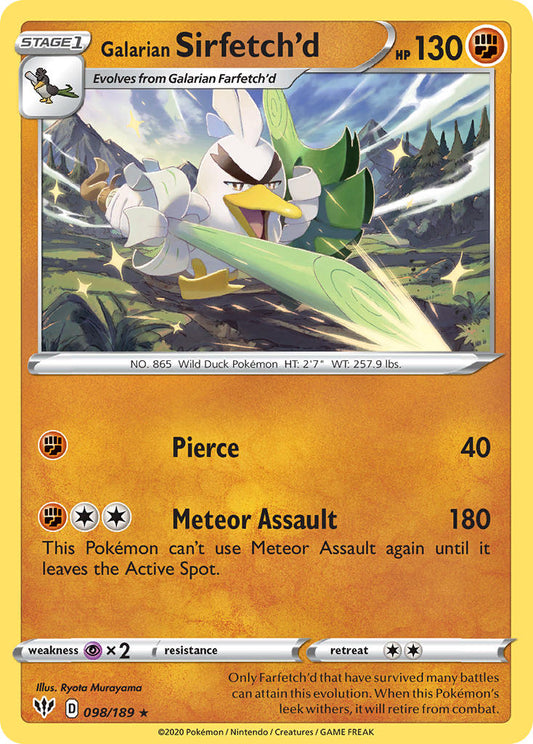 098/189  Galarian Sirfetch'd