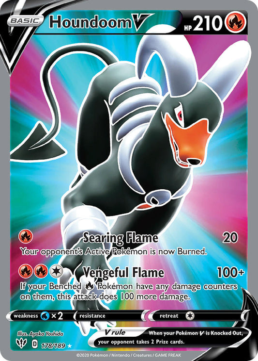 178/189  Houndoom V (Full Art)