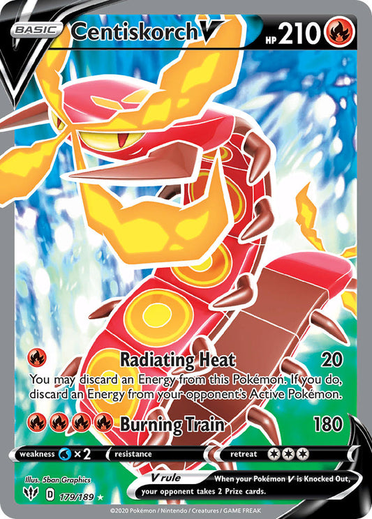 179/189  Centiskorch V (Full Art)