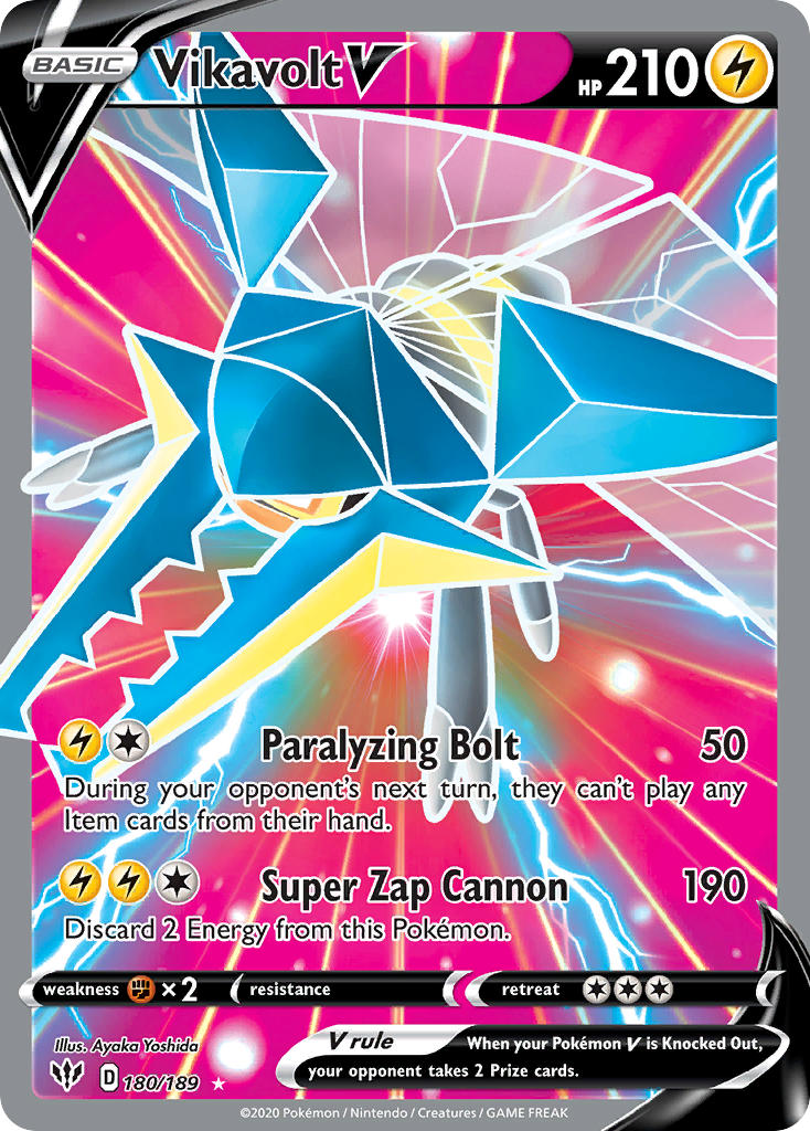 180/189  Vikavolt V (Full Art)