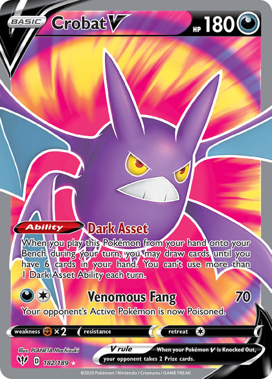 182/189  Crobat V (Full Art)