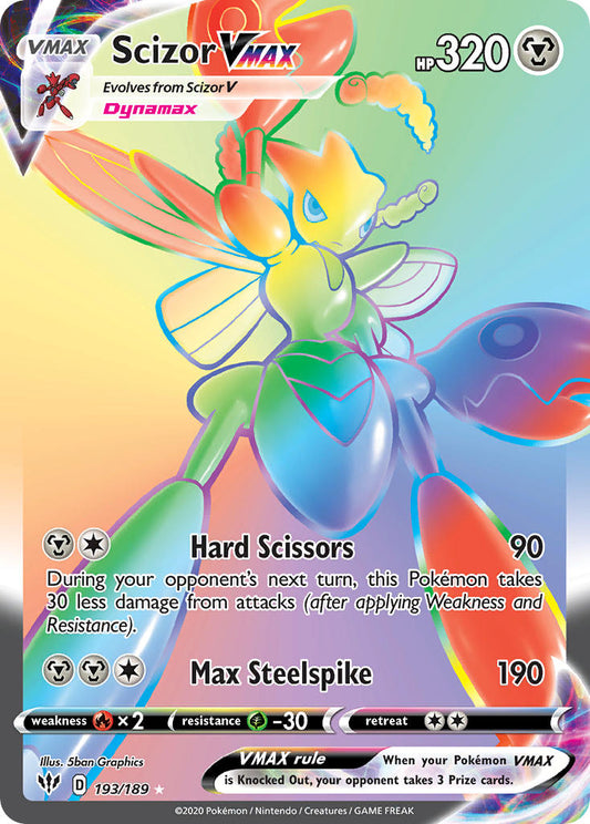 193/189  Scizor VMAX (Secret)