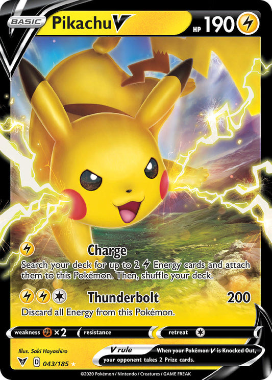 043/185  Pikachu V