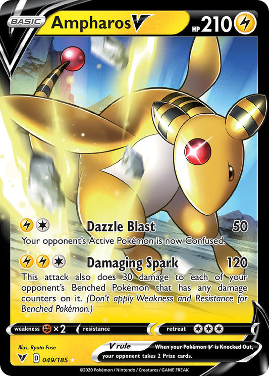 049/185  Ampharos V