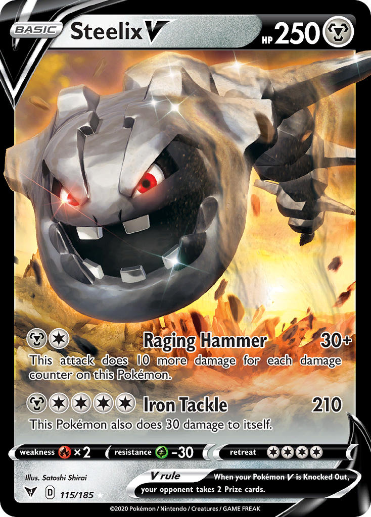 115/185  Steelix V