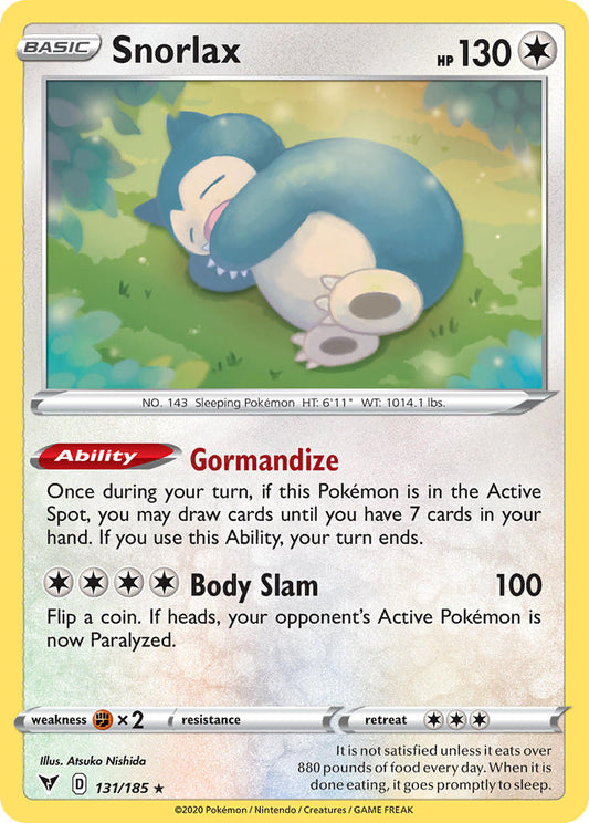 131/185  Snorlax