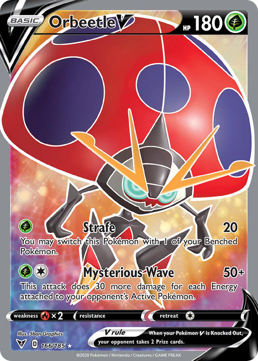 166/185  Orbeetle V (Full Art)