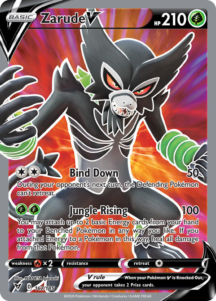 167/185  Zarude V (Full Art)