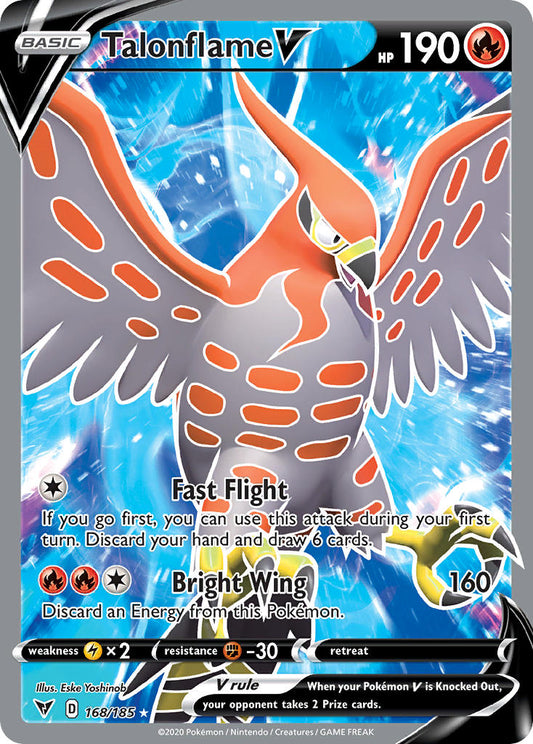 168/185  Talonflame V (Full Art)