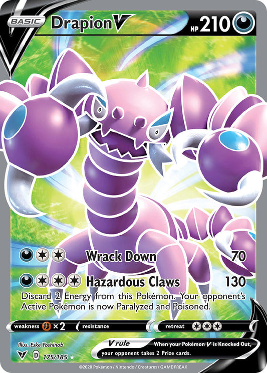 175/185  Drapion V (Full Art)