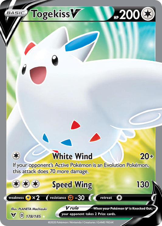 178/185  Togekiss V (Full Art)