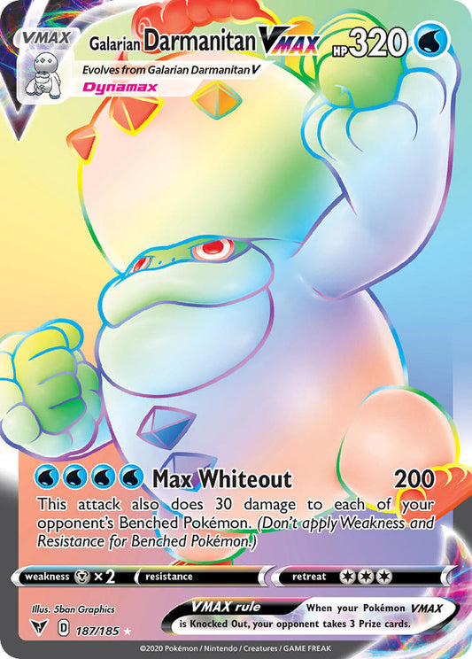 187/185  Galarian Darmanitan VMAX (Secret)