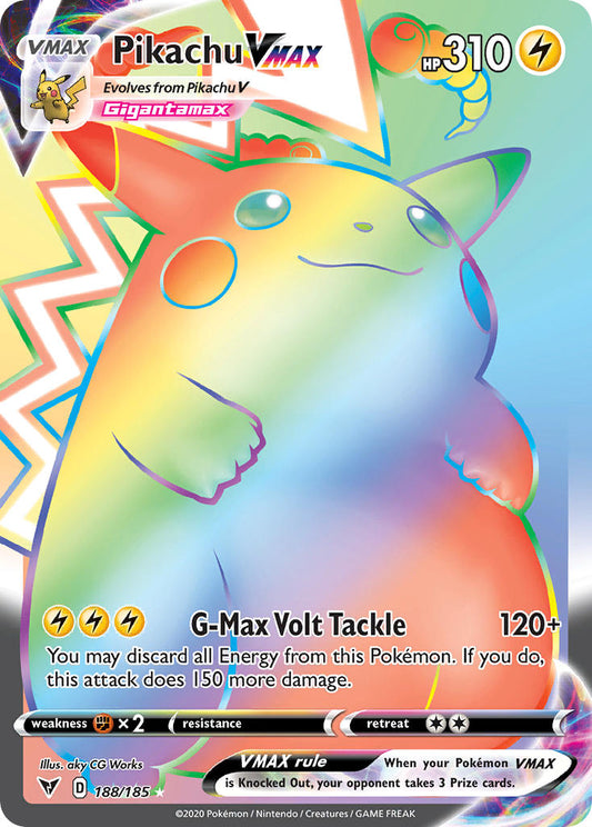 188/185  Pikachu VMAX (Secret)