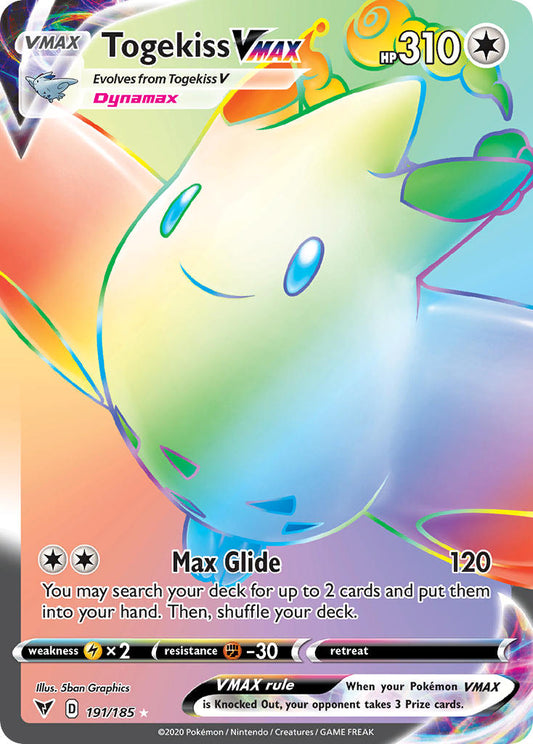 191/185  Togekiss VMAX (Secret)