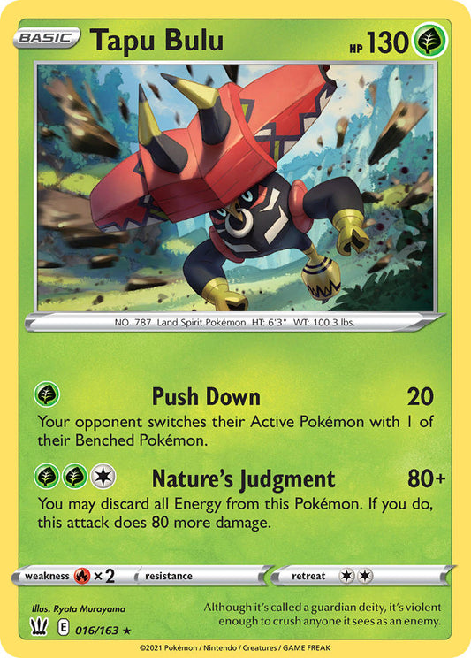 016/163  Tapu Bulu