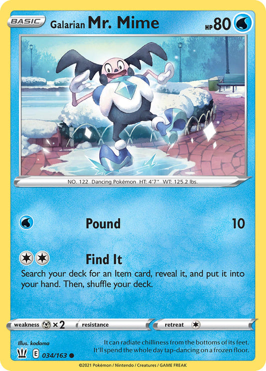 034/163  Galarian Mr. Mime