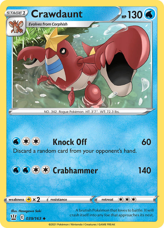 039/163  Crawdaunt