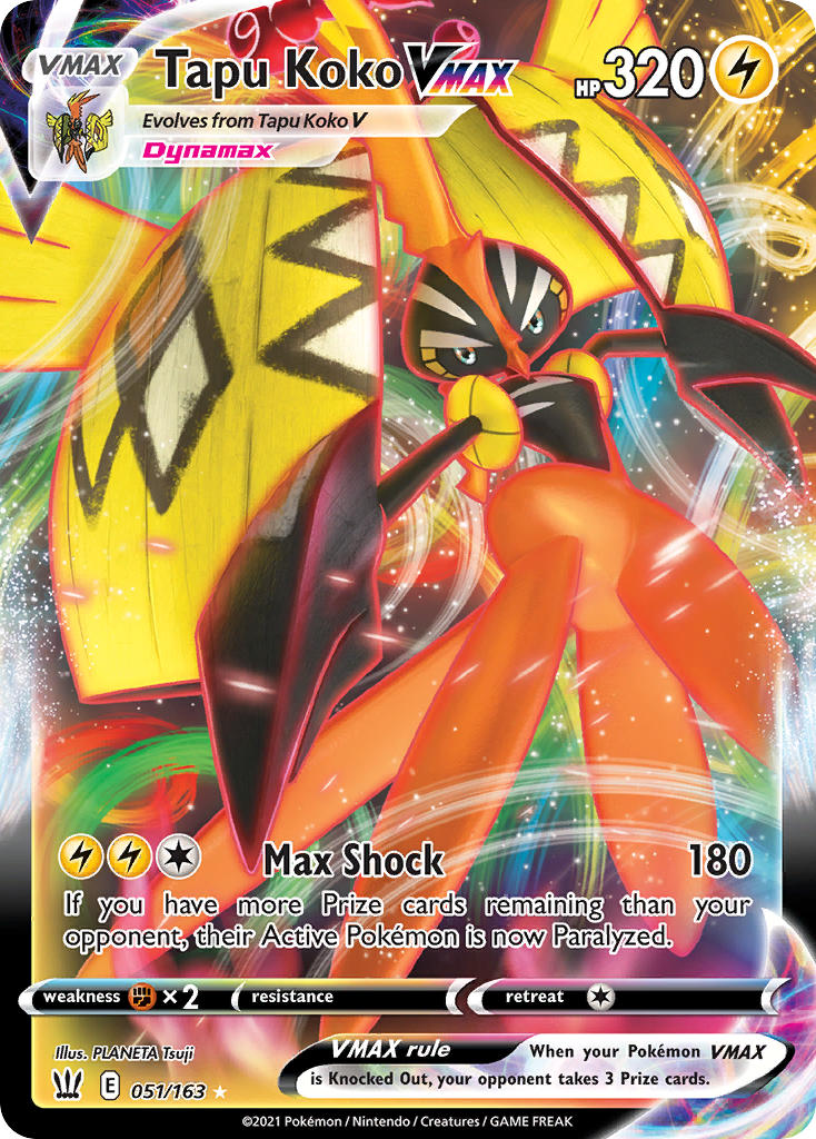051/163  Tapu Koko VMAX