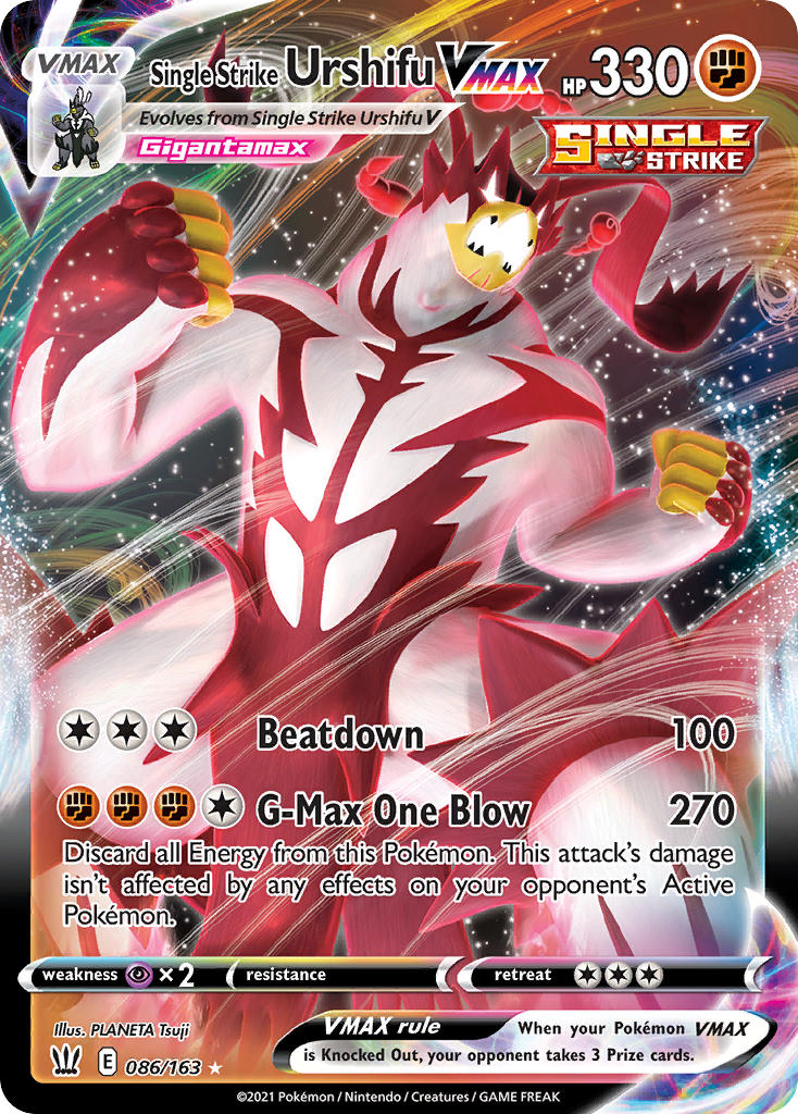 086/163  Single Strike Urshifu VMAX