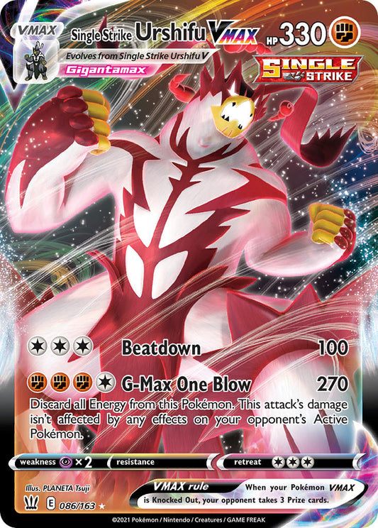 086/163  Single Strike Urshifu VMAX