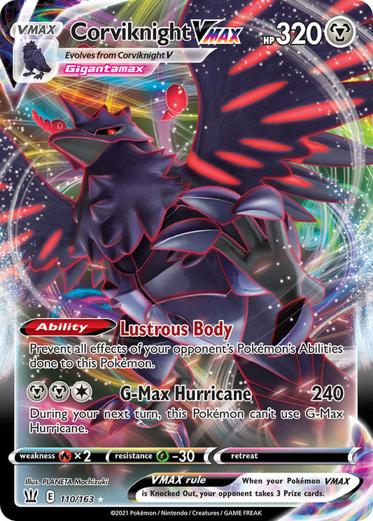 110/163  Corviknight VMAX