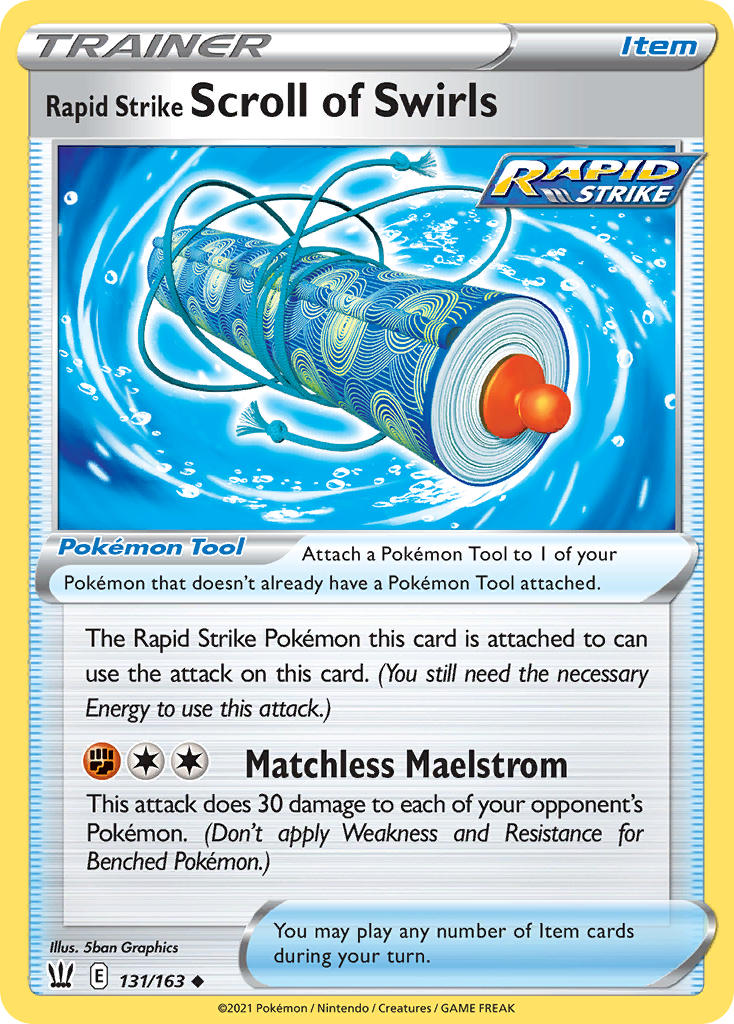 131/163  Rapid Strike Scroll of Swirls