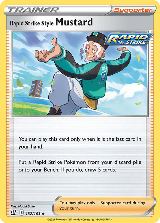 132/163  Rapid Strike Style Mustard