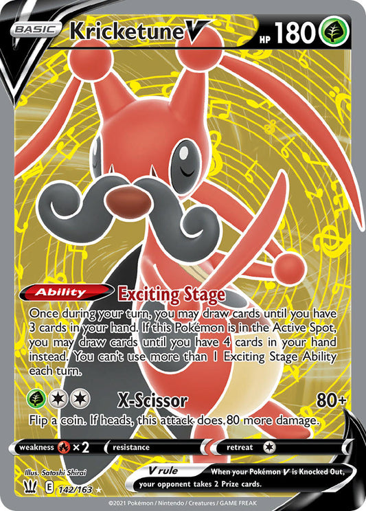 142/163  Kricketune V (Full Art)
