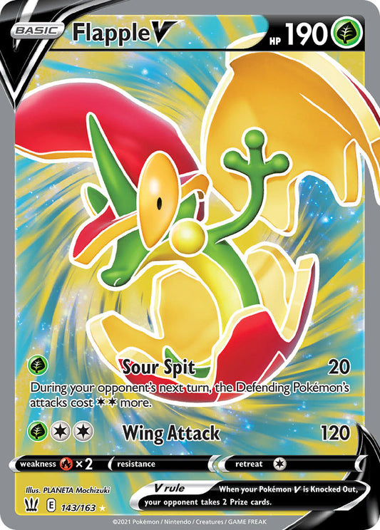 143/163  Flapple V (Full Art)