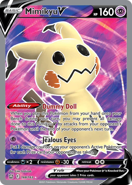 148/163  Mimikyu V (Full Art)