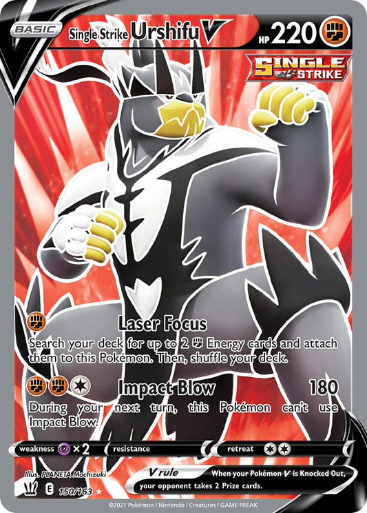 150/163  Single Strike Urshifu V (Full Art)