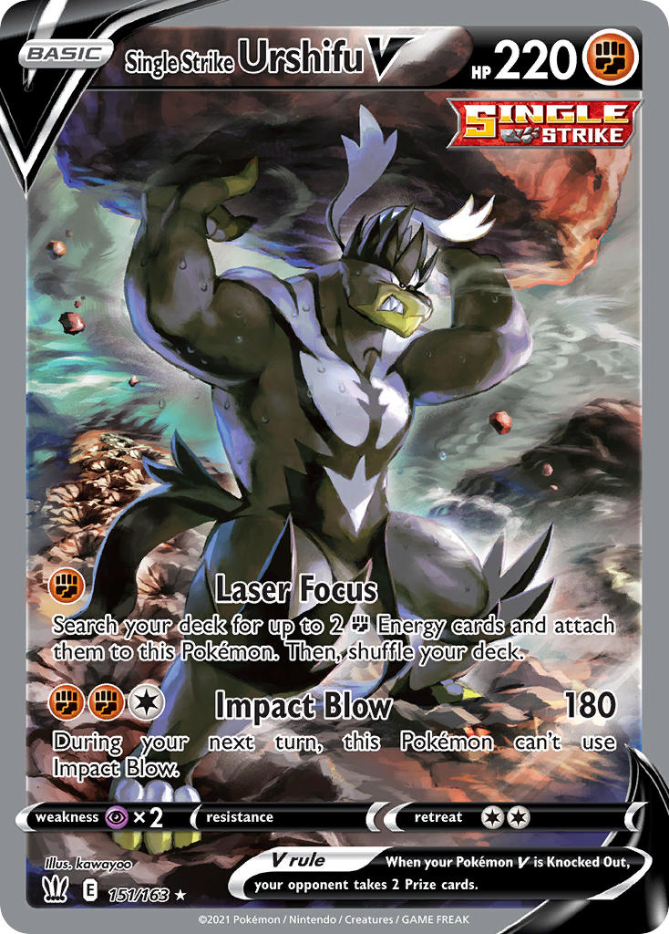 151/163  Single Strike Urshifu V (Alternate Full Art)