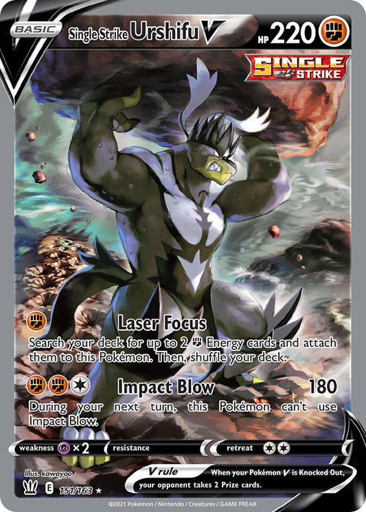151/163  Single Strike Urshifu V (Alternate Full Art)