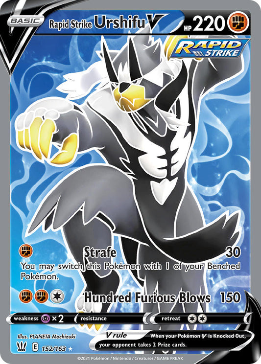 152/163  Rapid Strike Urshifu V (Full Art)