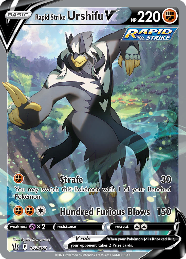 153/163  Rapid Strike Urshifu V (Alternate Full Art)