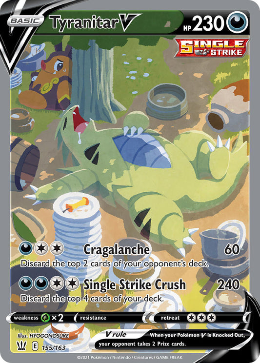 155/163  Tyranitar V (Alternate Full Art)