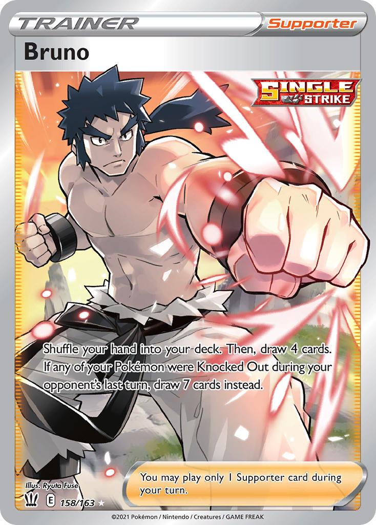 158/163  Bruno (Full Art)