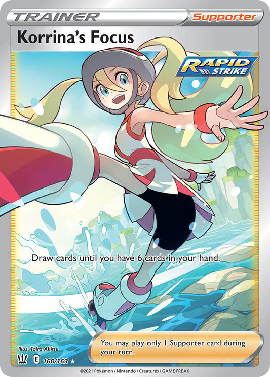 160/163  Korrina's Focus (Full Art)