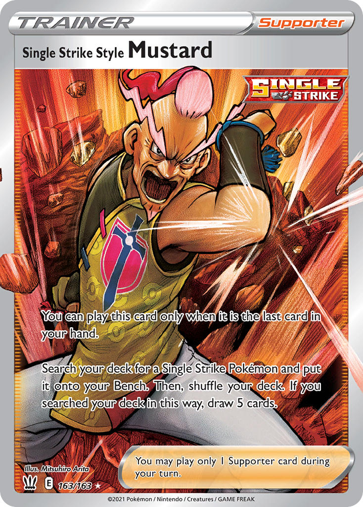 163/163  Single Strike Style Mustard (Full Art)